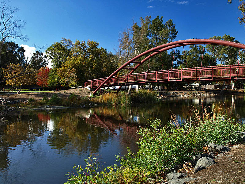 Los Gatos Creek Bridge, Vasona Lake